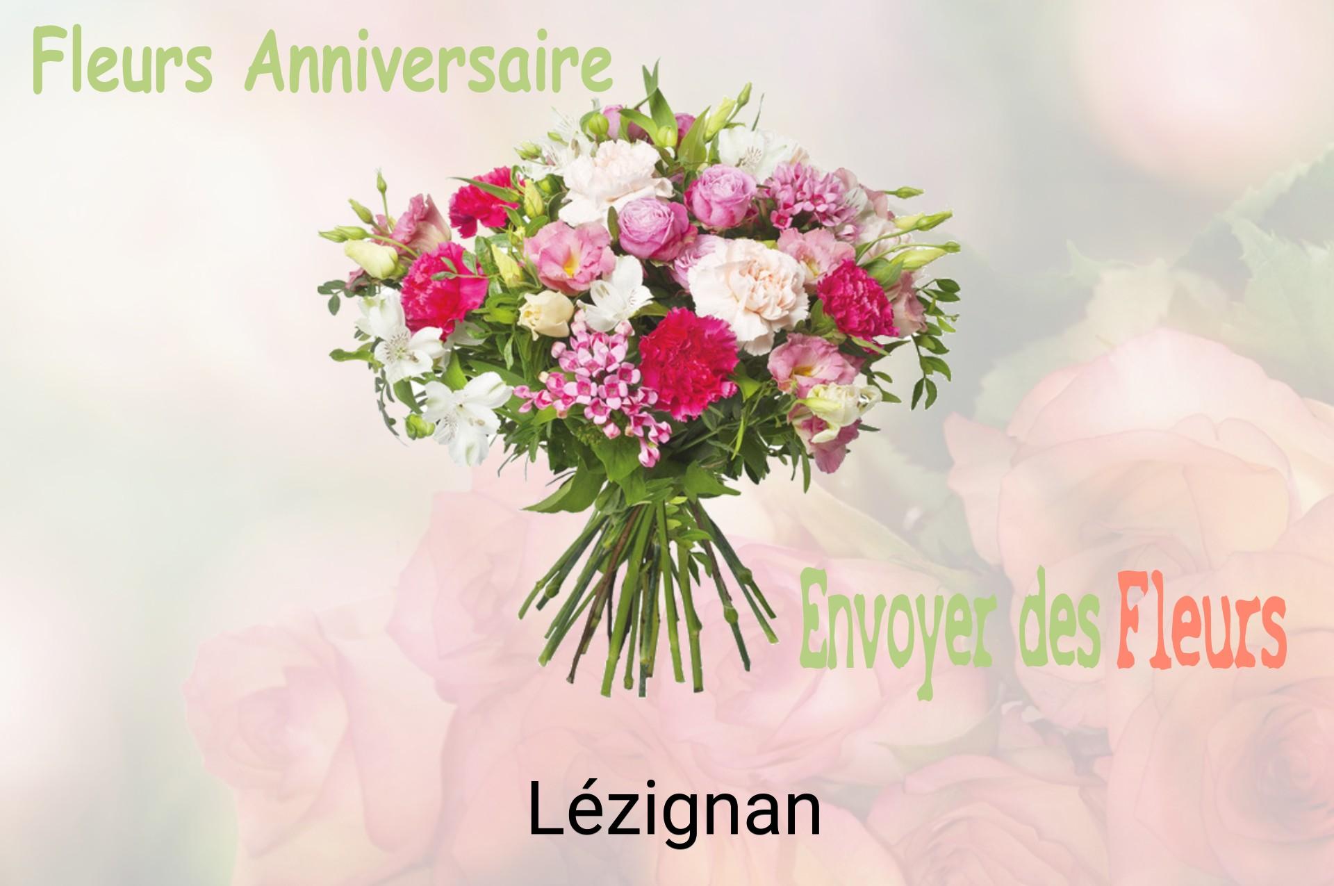 Bouquet de fleurs d’anniversaire livré à Lézignan